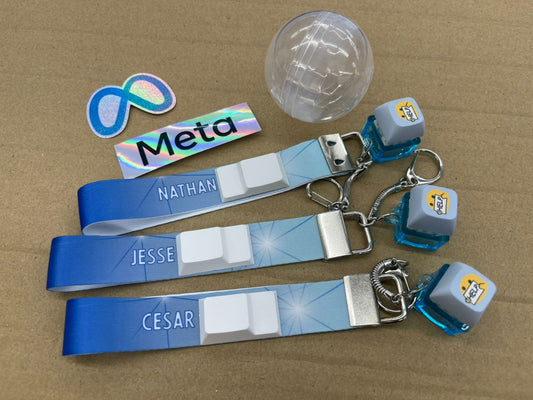 Custom Clicky Fidgets With Personalized Name Straps for Corporate Swag - Goblintechkeys