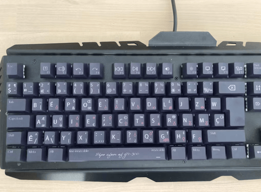 Nicolas’ Custom Bépo-AFNOR Keyboard: A Rare French Keycap Set Experience - Goblintechkeys