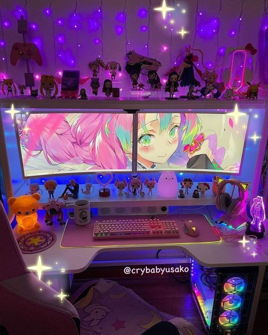 Top 41 Goblin-Approved Gaming Desk Ideas Battlestation - Goblintechkeys