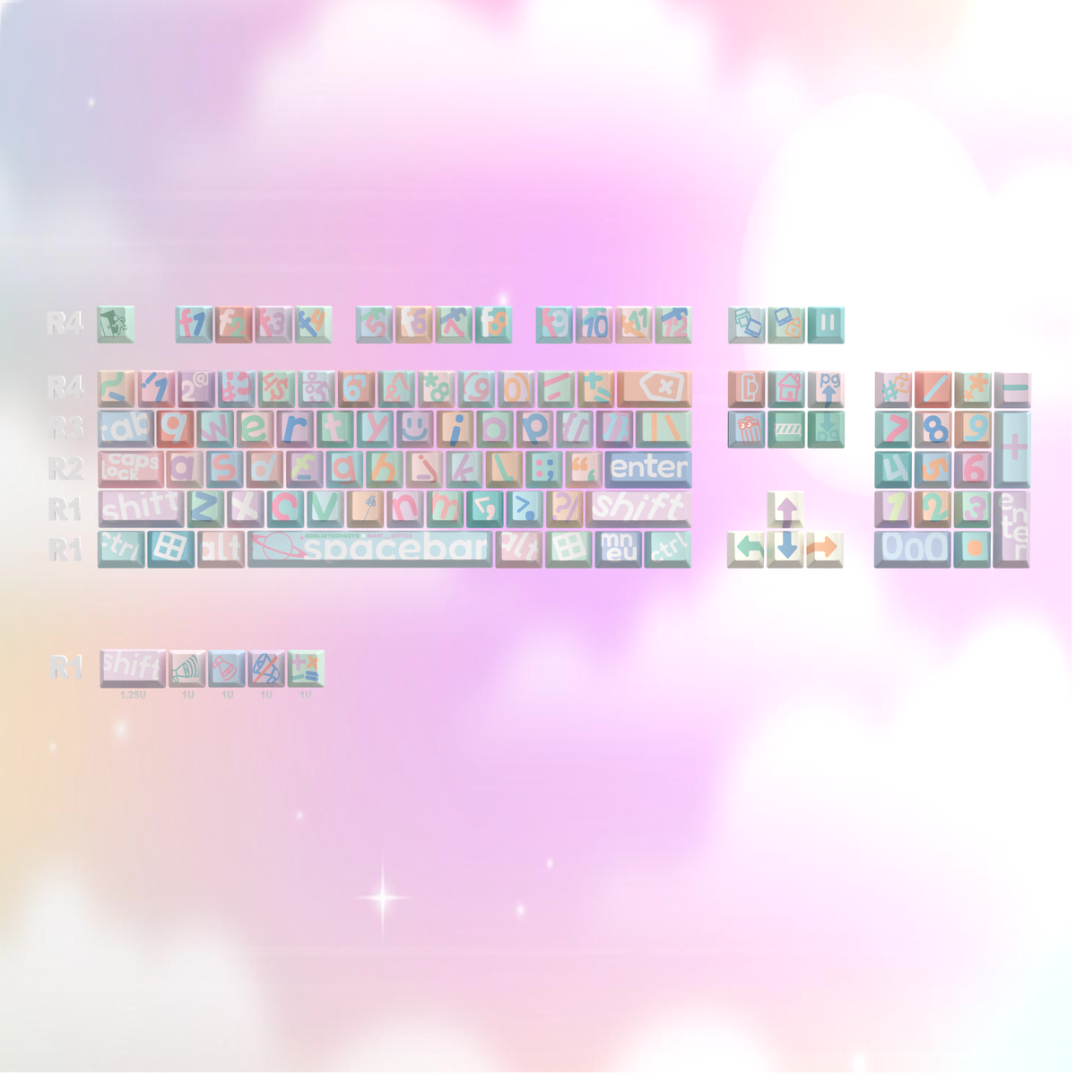 Pastell-Chaos-Set von MARI._.OFFICE