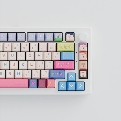 HEEHEE 75% RGB Mechanical Keyboard (Collabs) - Goblintechkeys