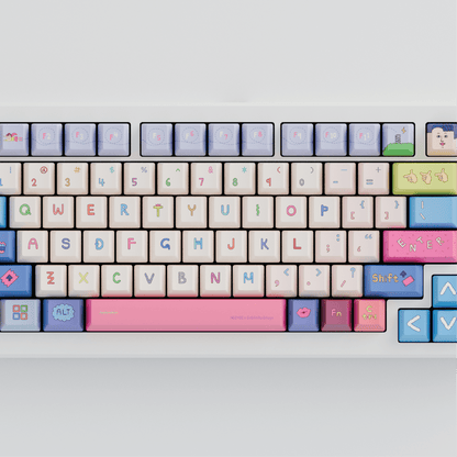 HEEHEE 75% RGB Mechanical Keyboard (Collabs) - Goblintechkeys