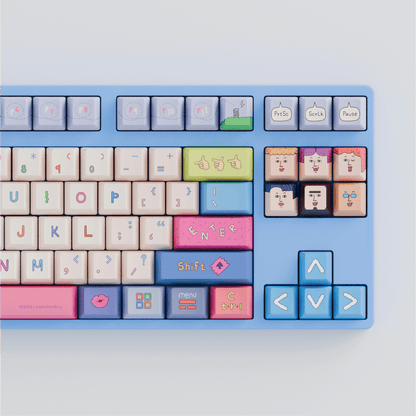 HEEHEE 80% RGB Mechanical Keyboard (Collabs) - Goblintechkeys
