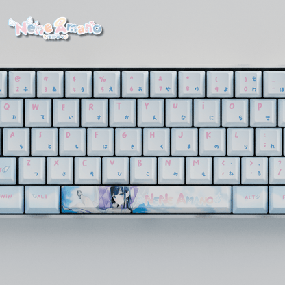Nene Amano Celestial Harmony 60% Mechanical Keyboard (Collabs) - Goblintechkeys