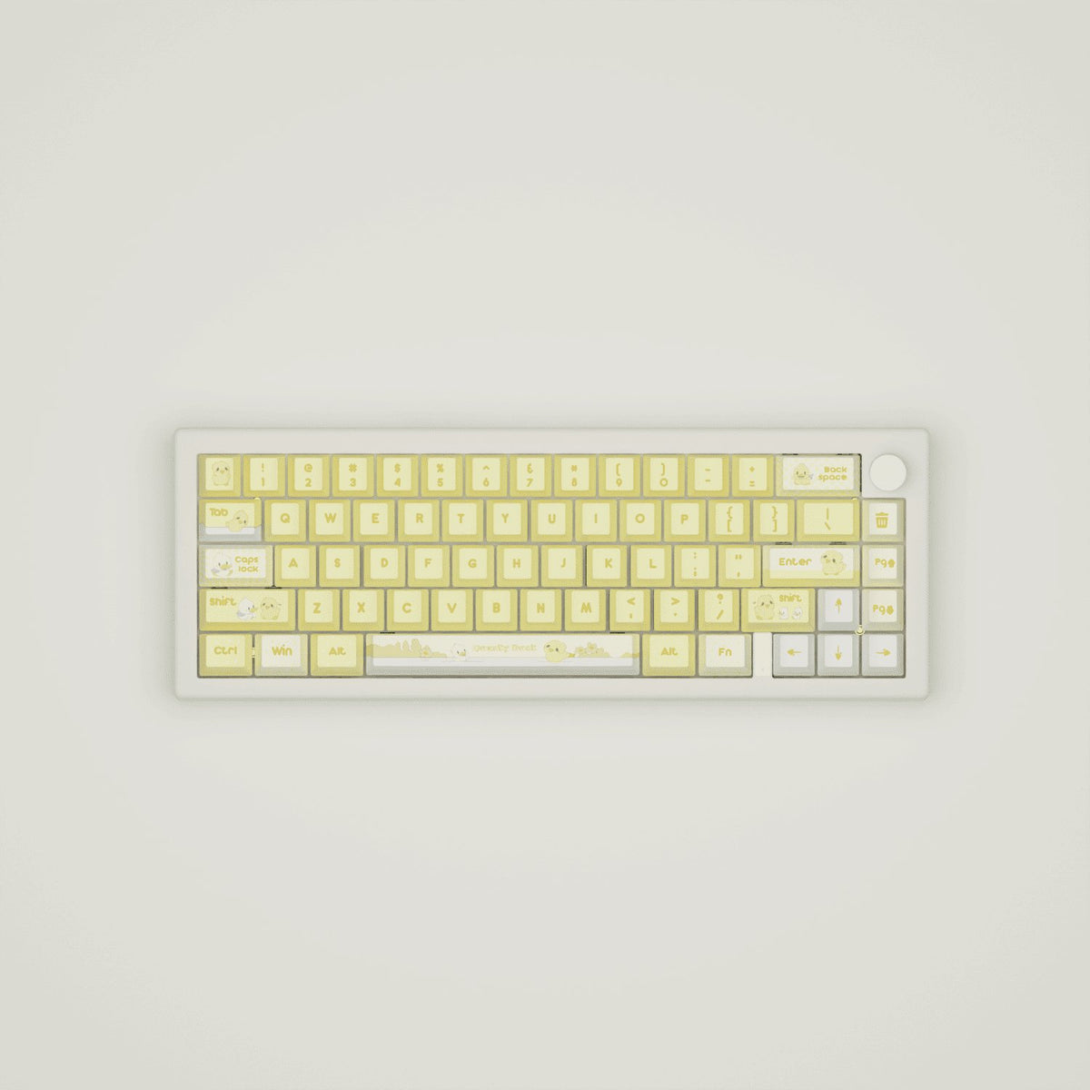 Quacky Duck Design Keycaps and Mechanical Keyboard - Goblintechkeys