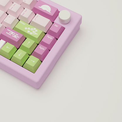 Sakura Design Keycaps and Mechanical Keyboard - Goblintechkeys
