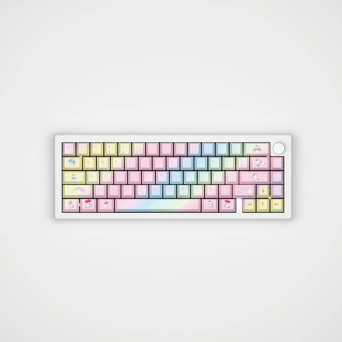 Unicorn Design Keycaps and Mechanical Keyboard - Goblintechkeys