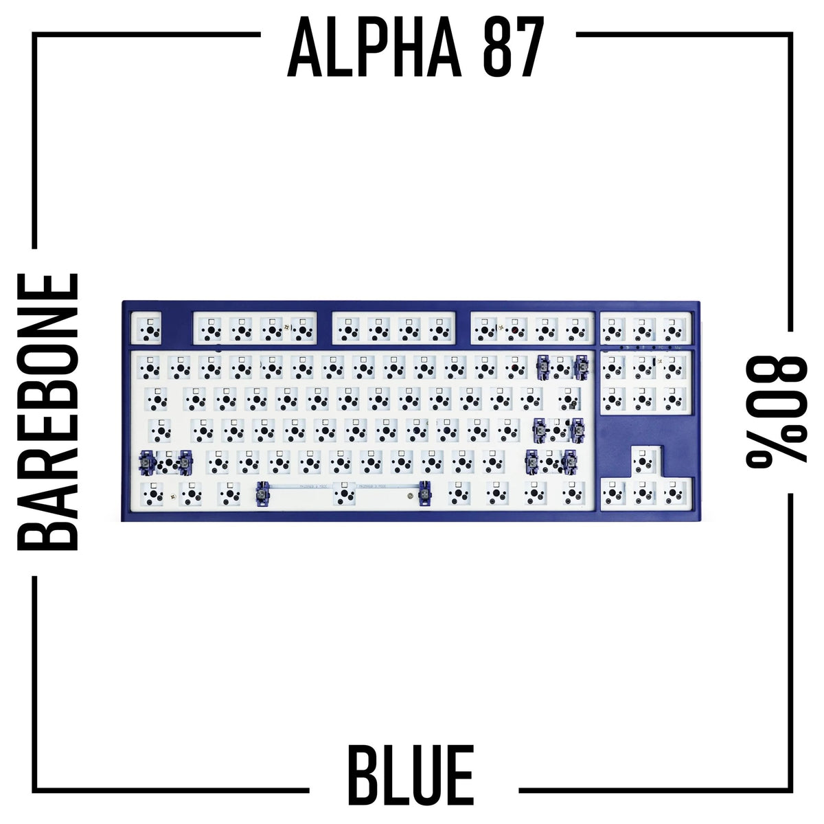 Alpha 87 TKL 80% Mechanical Keyboard Barebone Kit - Goblintechkeys
