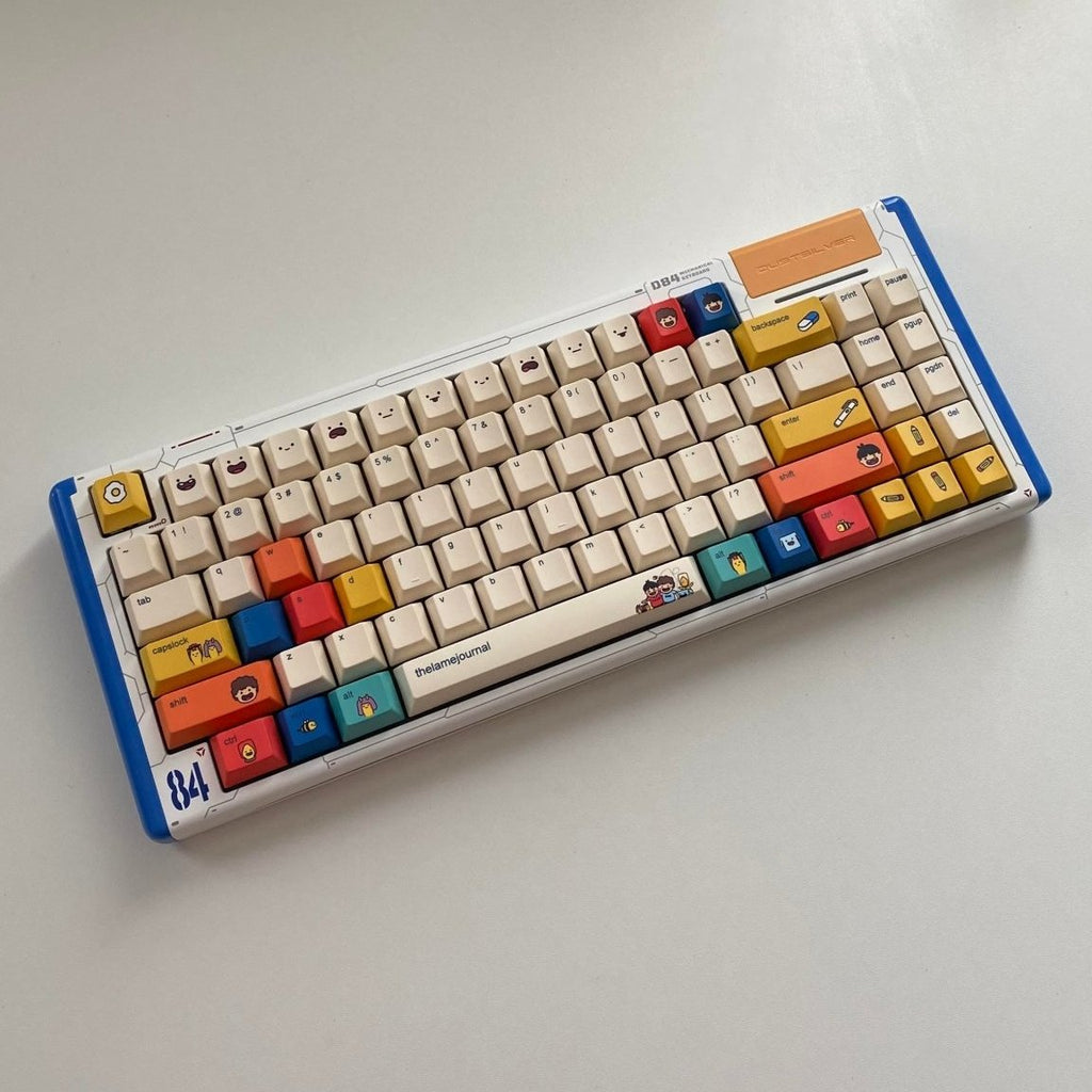 Happy Lame Friends artist keycap set by thelamejournal - Goblintechkeys