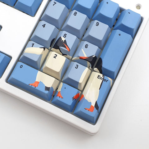 Penguins artist keycap set by Sunette - Goblintechkeys