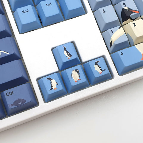 Penguins artist keycap set by Sunette - Goblintechkeys