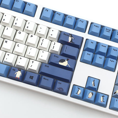 Penguins artist keycap set by Sunette - Goblintechkeys