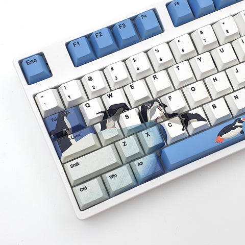Penguins artist keycap set by Sunette - Goblintechkeys